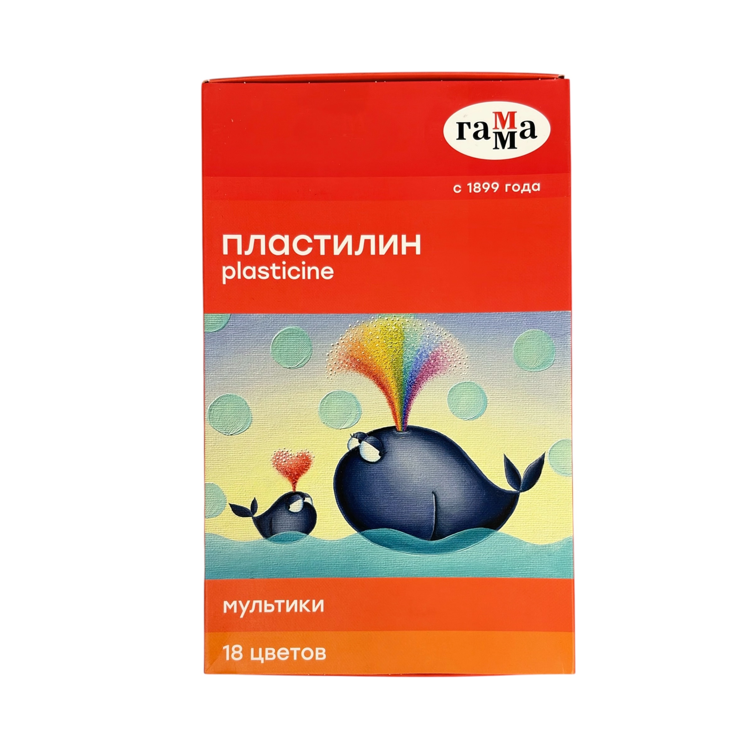 Пластилин 18 цветов ГАММА® "Мультики" 360 г