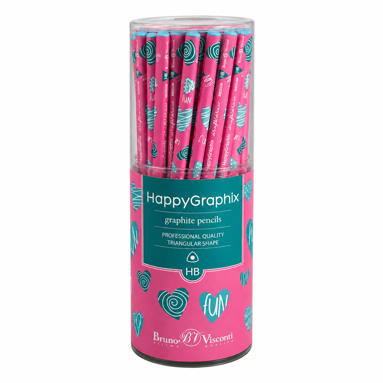 Карандаш чернографитный Bruno Visconti® "HappyGraphix"