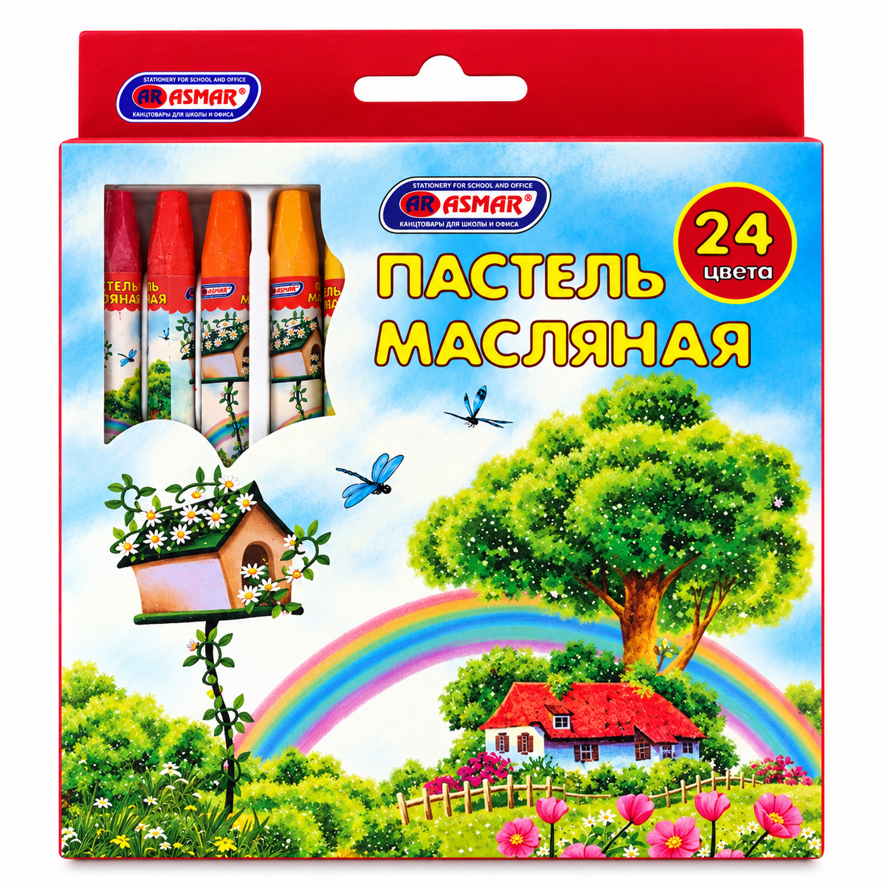 Пастель масляная 24 цвета ASMAR®
