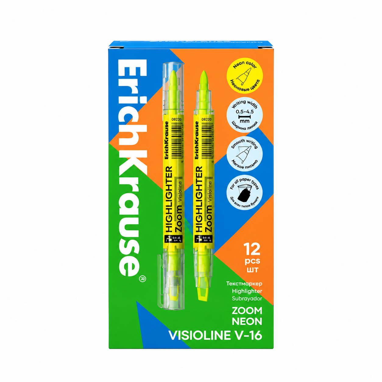 Текстовыделители Erich Krause® "Visioline Zoom"