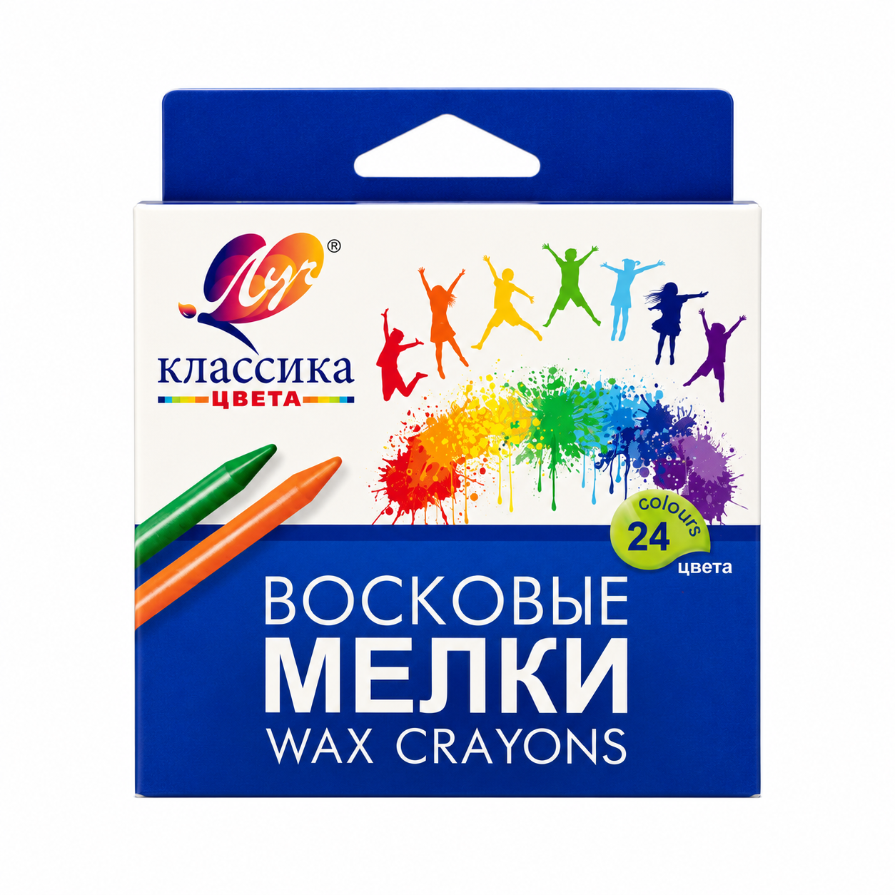 Восковые мелки 24 цвета Луч® "Классические"