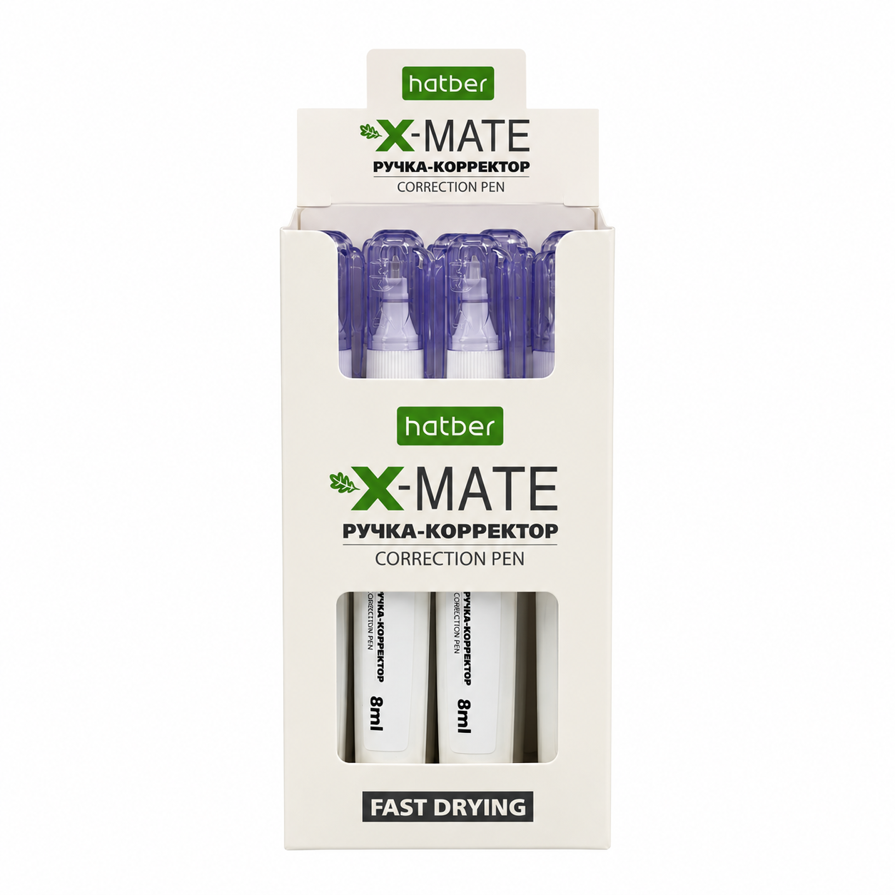 Корректор ручка 8 мл Hatber® "X-MATE"
